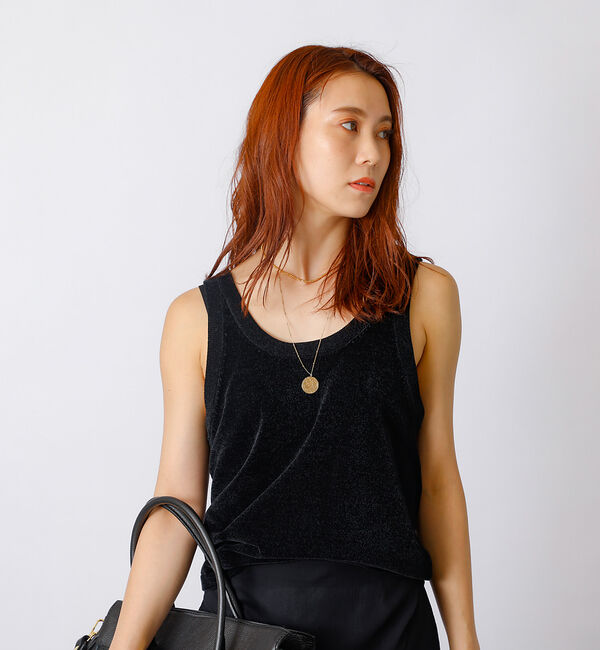 Rouge vif「モールニットタンクトップ」|キャミソール|