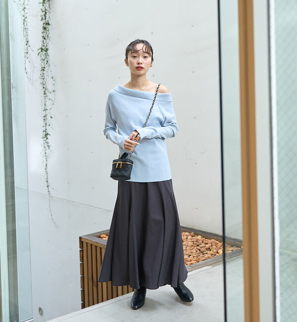 Rouge vif「【新色登場】切替マキシスカート」|スカート|