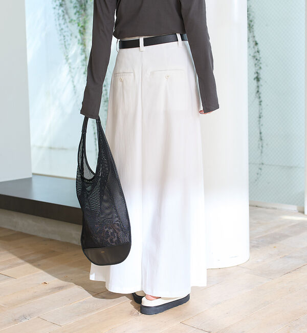 Rouge vif「タックフレアマキシスカート」|スカート|