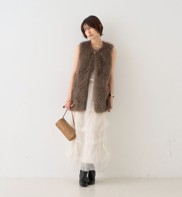 Rouge vif「【一部店舗限定】チュールフォルムスカート」|スカート|