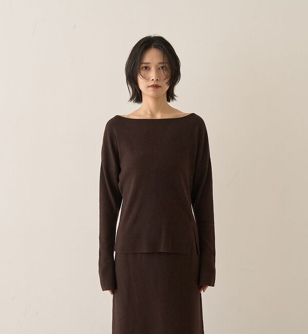 Rouge vif「【セットアップ対応】フレアドルマンニットプルオーバー」|ニット・セーター|