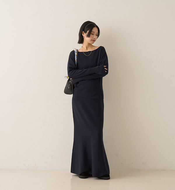 Rouge vif「【セットアップ対応】フレアドルマンニットプルオーバー」|ニット・セーター|