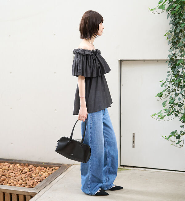 Rouge vif「【YAHKI /ヤーキ】SOFT W FACE　横長ショルダーバッグ」|ショルダー・メッセンジャー|