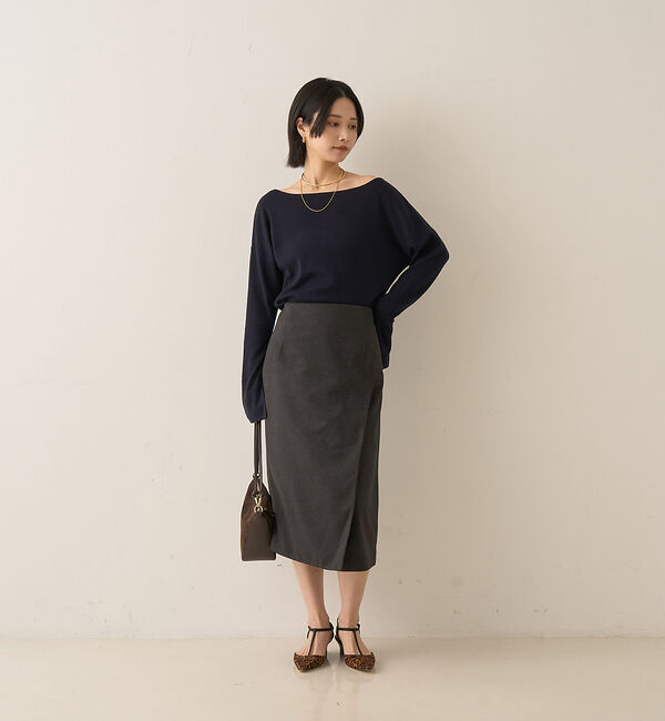 Rouge vif「ウールライクデザインスカート」|スカート|