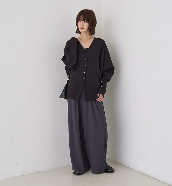 Rouge vif「変形オーバールーズニットカーディガン」|カーディガン|