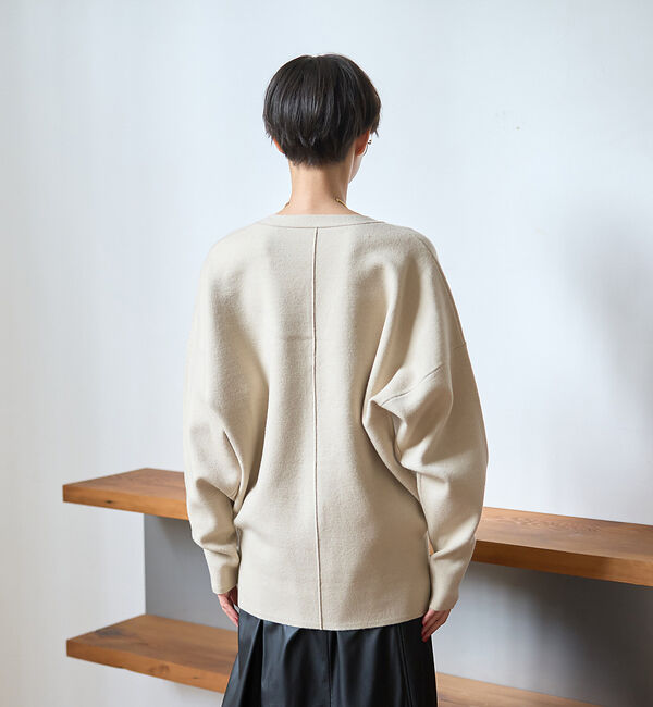 Rouge vif「変形オーバールーズニットカーディガン」|カーディガン|