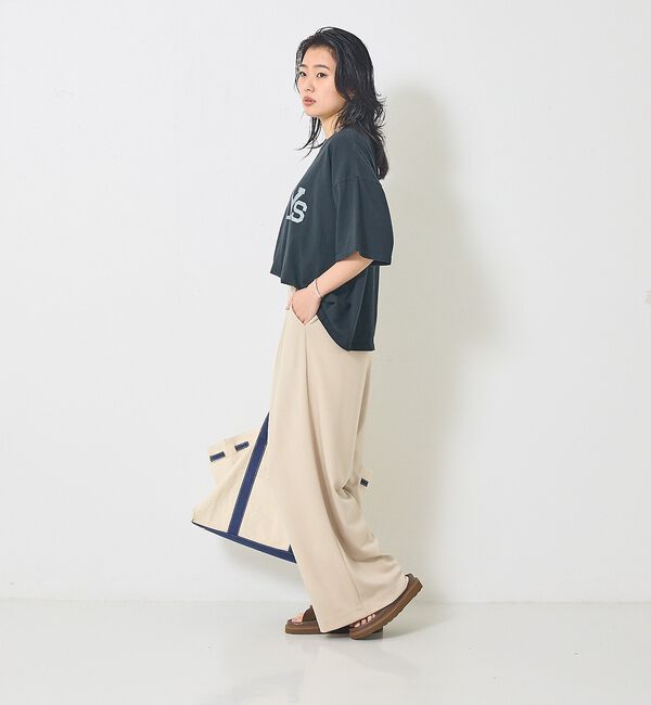 Rouge vif「【人気追加】ストレッチダンボールタックワイドパンツ」|その他|