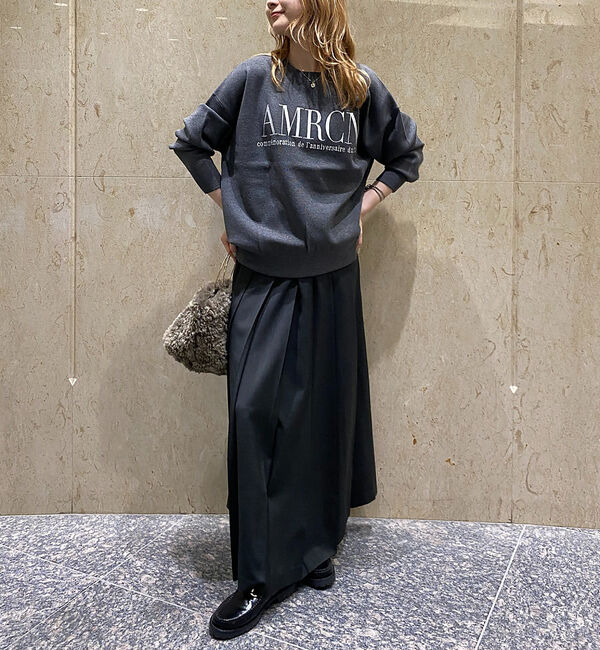 Rouge vif「【AMERICANA&times;MICA＆DEAL/ アメリカーナ&times;マイカ】ロゴニット」|ニット・セーター|