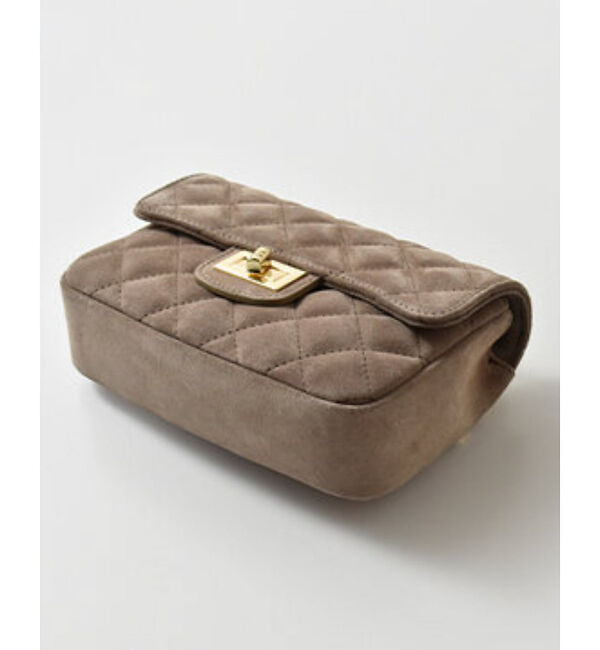 Rouge vif「【新色登場】【AULENTTI/オウレンティ】チェーンスエードミニショルダー」|ショルダー・メッセンジャー|