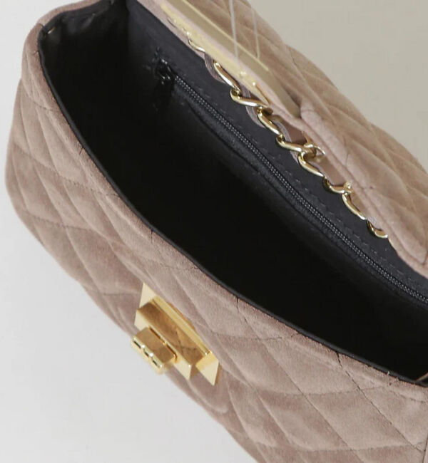 Rouge vif「【新色登場】【AULENTTI/オウレンティ】チェーンスエードミニショルダー」|ショルダー・メッセンジャー|