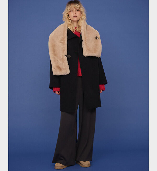 Rouge vif「ウール混オーバーカラーリバーコート」|その他|