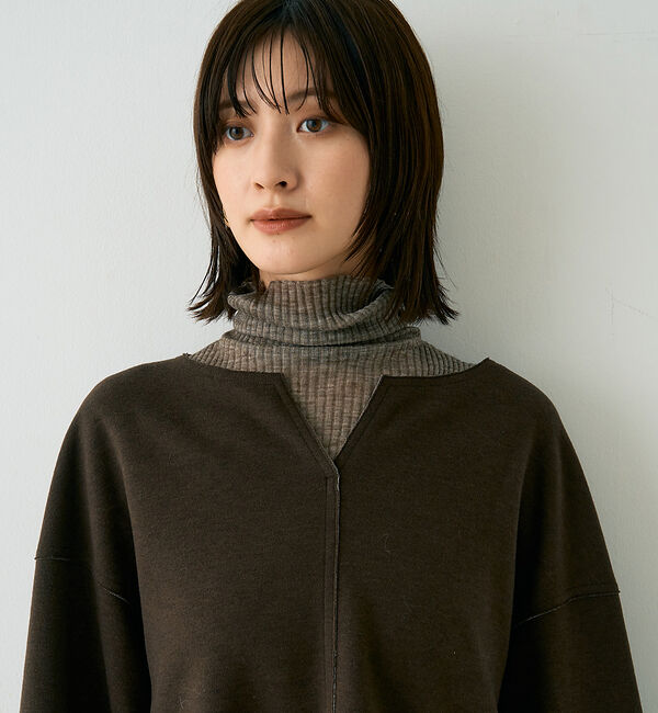 Rouge vif「圧縮ニットプルオーバーブラウス」|ニット・セーター|