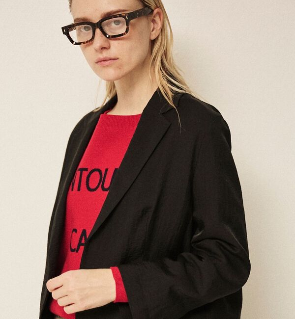 Rouge vif「【2026SS新作】ジャガードロゴニット ENTOURE DE CALME」|ニット・セーター|