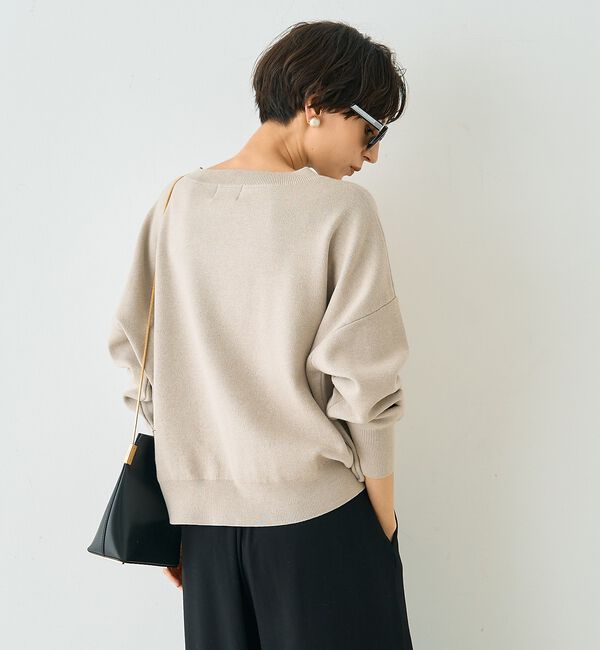 Rouge vif「【2026SS新作】ジャガードロゴニット ENTOURE DE CALME」|ニット・セーター|