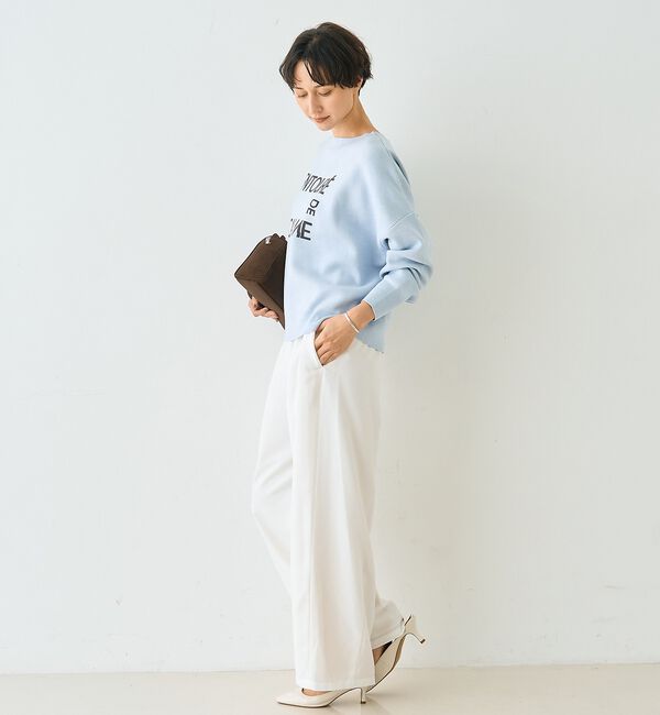 Rouge vif「【2026SS新作】ジャガードロゴニット ENTOURE DE CALME」|ニット・セーター|