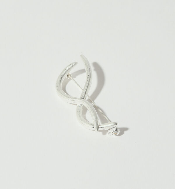 qualite「【WEB限定】ラインモチーフブローチ」|その他|