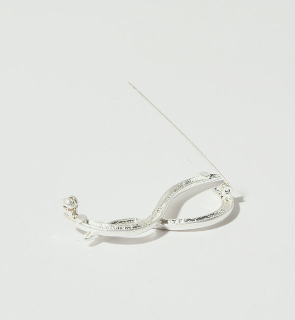 qualite「【WEB限定】ラインモチーフブローチ」|その他|