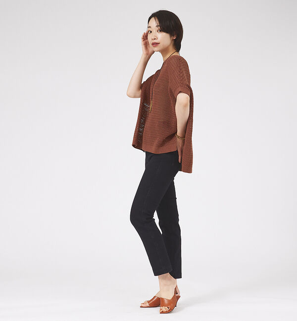 qualite「【SERGE】スキニーパンツ」|デニム|