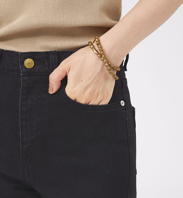 qualite「【SERGE】スキニーパンツ」|デニム|