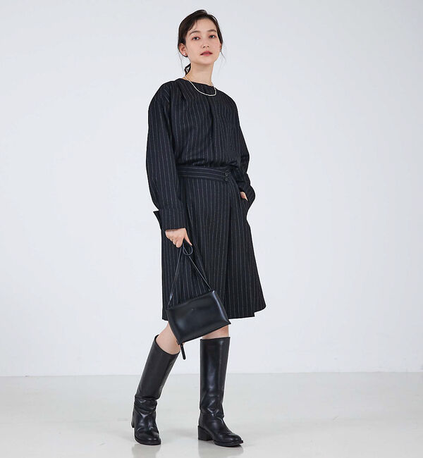 qualite「【セットアップ対応】ウールサキソニーラップショートパンツ」|その他|