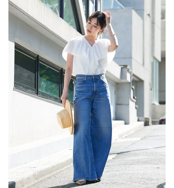 qualite「【Lee】WIDE M.USED/ワイドデニム」|デニム|