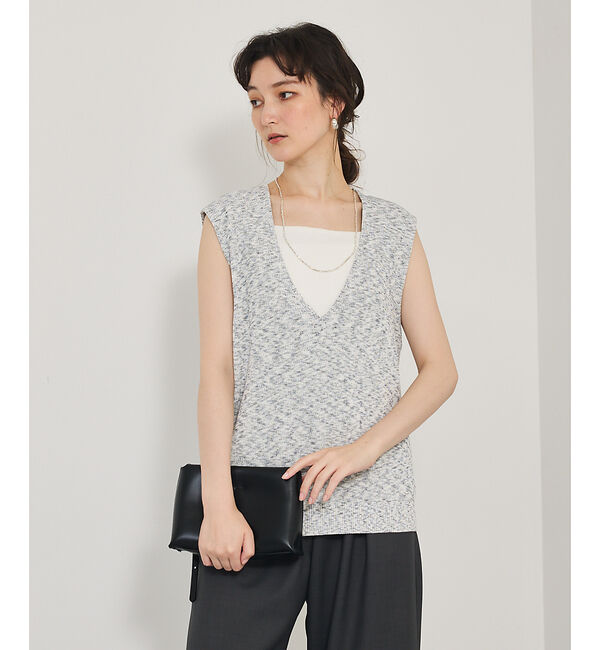 qualite「プレミアムフライスタンクトップ」|キャミソール|