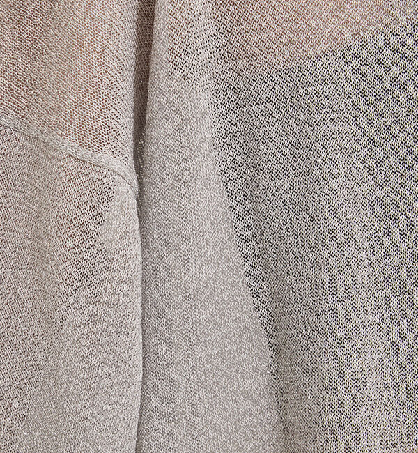 qualite「【大人気ラメシリーズ】ラメシアーボックスニット」|Tシャツ・カットソー|