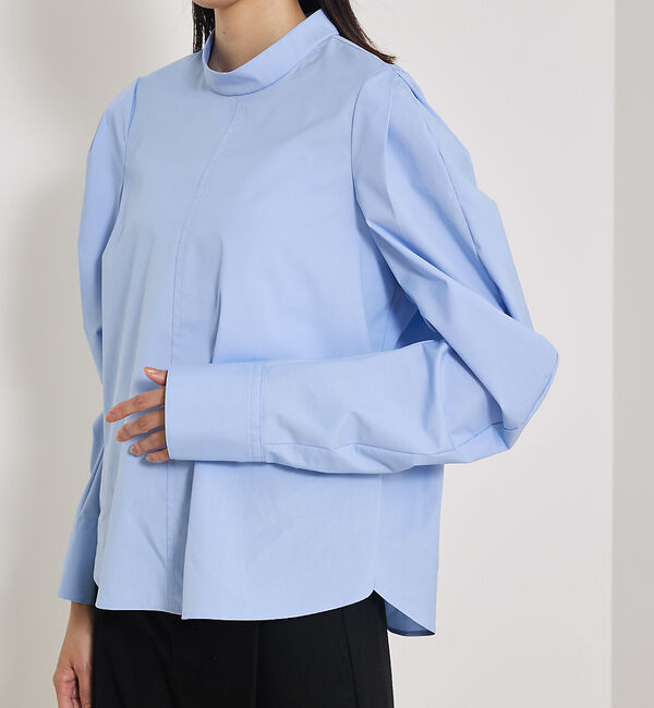 qualite「カービースリーブブラウス」|シャツ・ブラウス|