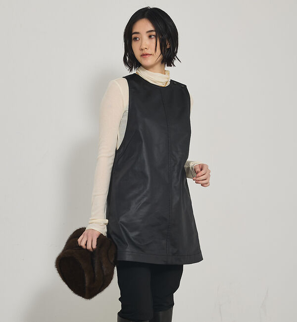 qualite「レザーライクフレアージレ」|ワンピース|