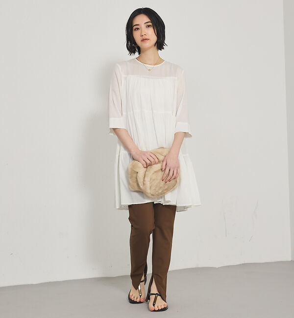 qualite「ティアードチュニック」|ワンピース|