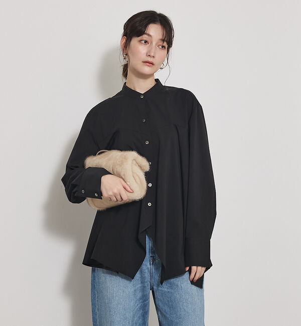 qualite「【一枚でもレイヤードでも決まる】ランダムヘムシャツ」|シャツ・ブラウス|