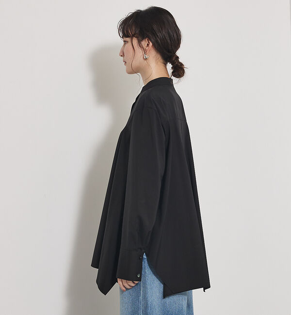 qualite「【一枚でもレイヤードでも決まる】ランダムヘムシャツ」|シャツ・ブラウス|