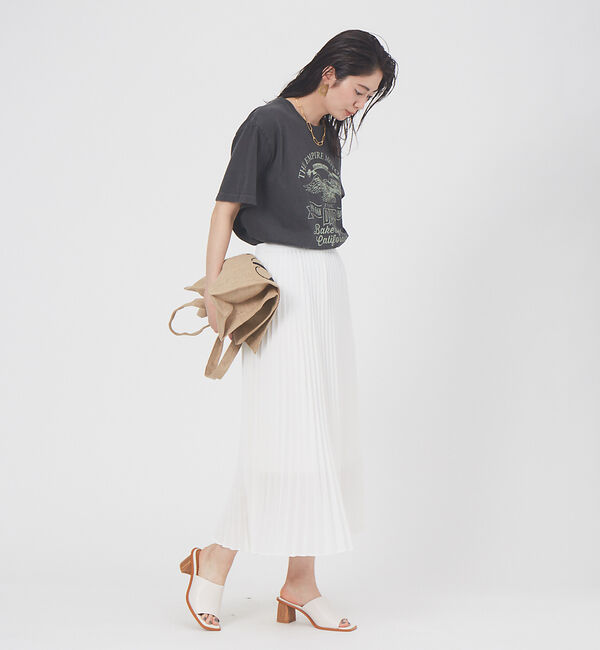 AU BANNISTER「ワイドスクエアミュール」|サンダル|