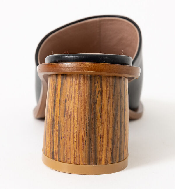 AU BANNISTER「ワイドスクエアミュール」|サンダル|