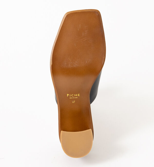 AU BANNISTER「ワイドスクエアミュール」|サンダル|