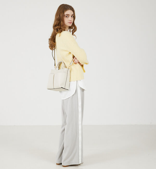 LOWELL things「Twiste/ダブルポケット2WAYトート M」|ショルダー・メッセンジャー|