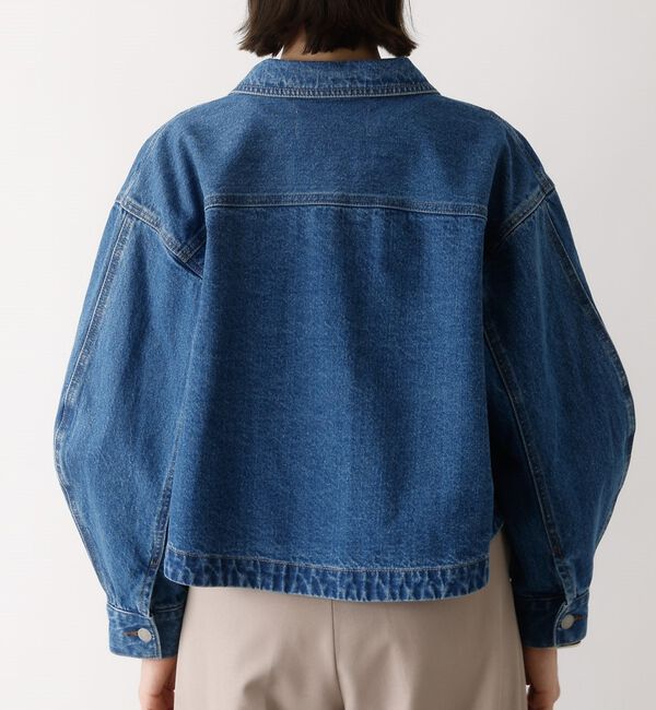 abahouse mavie「【オリジナル】デニムショートジャケット/バルーン袖/長袖/羽織/春服」|その他|