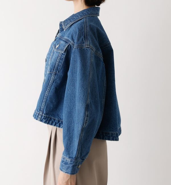 abahouse mavie「【オリジナル】デニムショートジャケット/バルーン袖/長袖/羽織/春服」|その他|