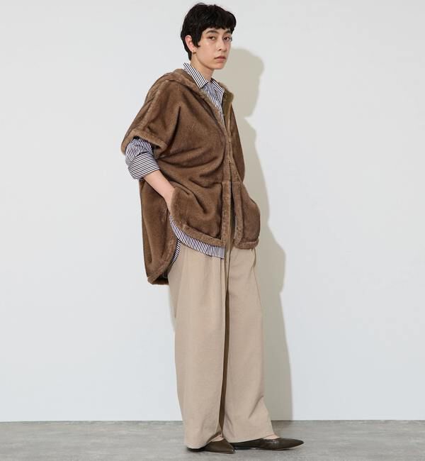 Liesse「フェイクミンクファーオーバーベスト」|ベスト・ジレ|