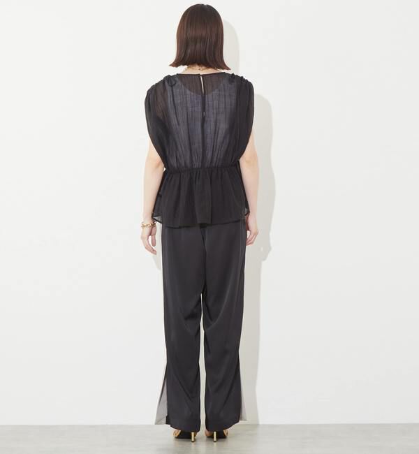 Soffitto「ギャザーペプラムブラウス」|シャツ・ブラウス|