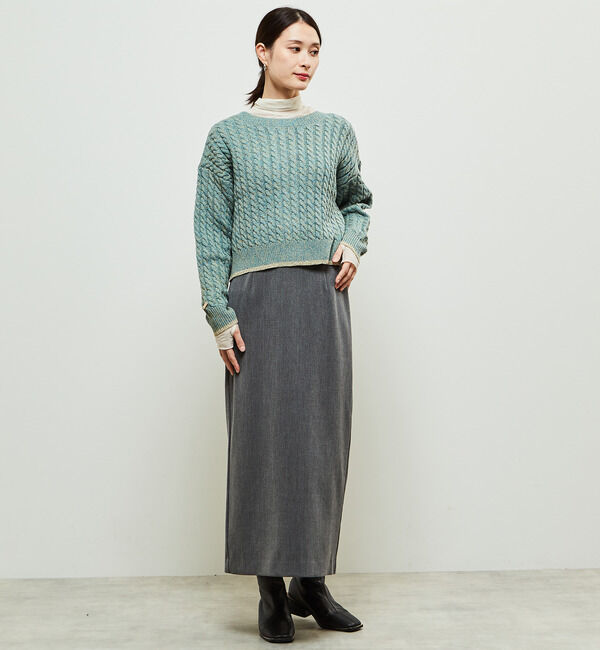 Soffitto「2WAYケーブルニットカーディガン」|カーディガン|