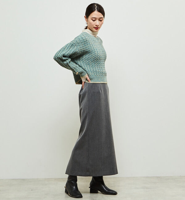 Soffitto「2WAYケーブルニットカーディガン」|カーディガン|