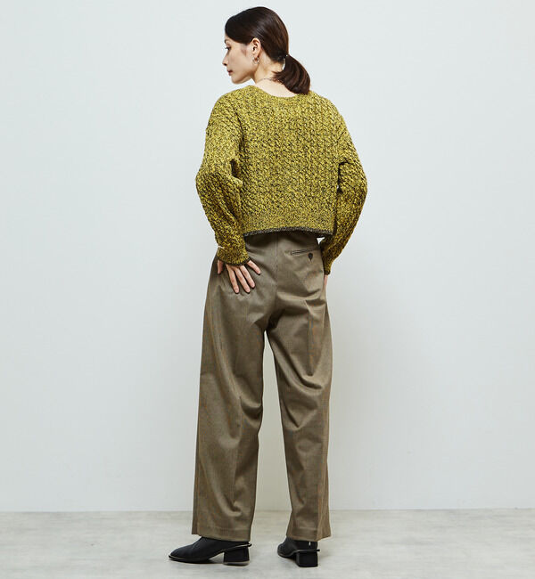 Soffitto「2WAYケーブルニットカーディガン」|カーディガン|