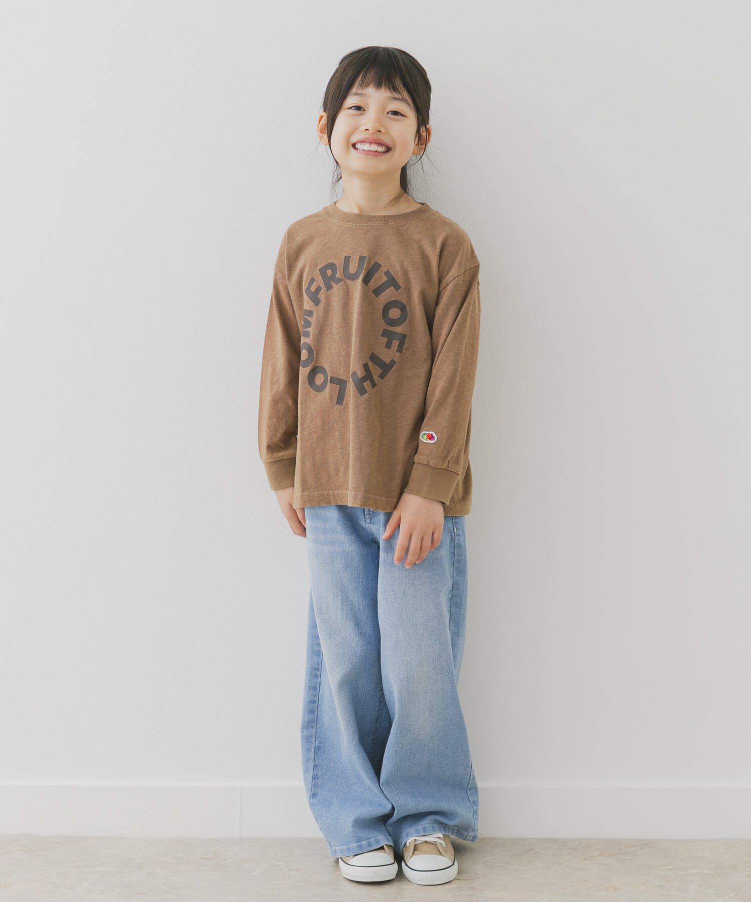 URBAN RESEARCH DOORS「『別注』FRUIT OF THE LOOM&times;DOORS　サークルロゴ長袖Tシャツ(KIDS)」|その他|