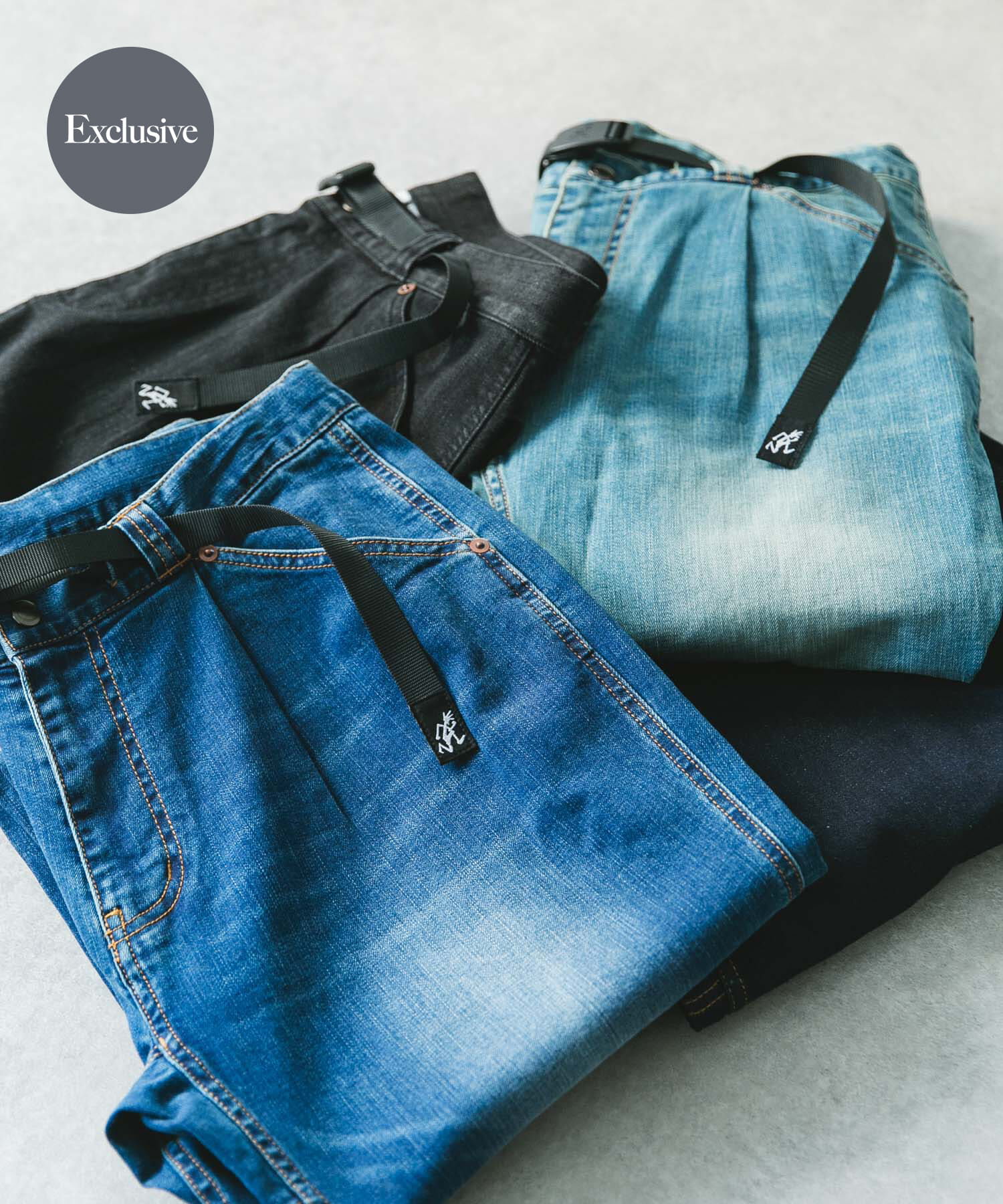 URBAN RESEARCH DOORS「『別注』Gramicci　Mountain Tuck Pants」|デニム|