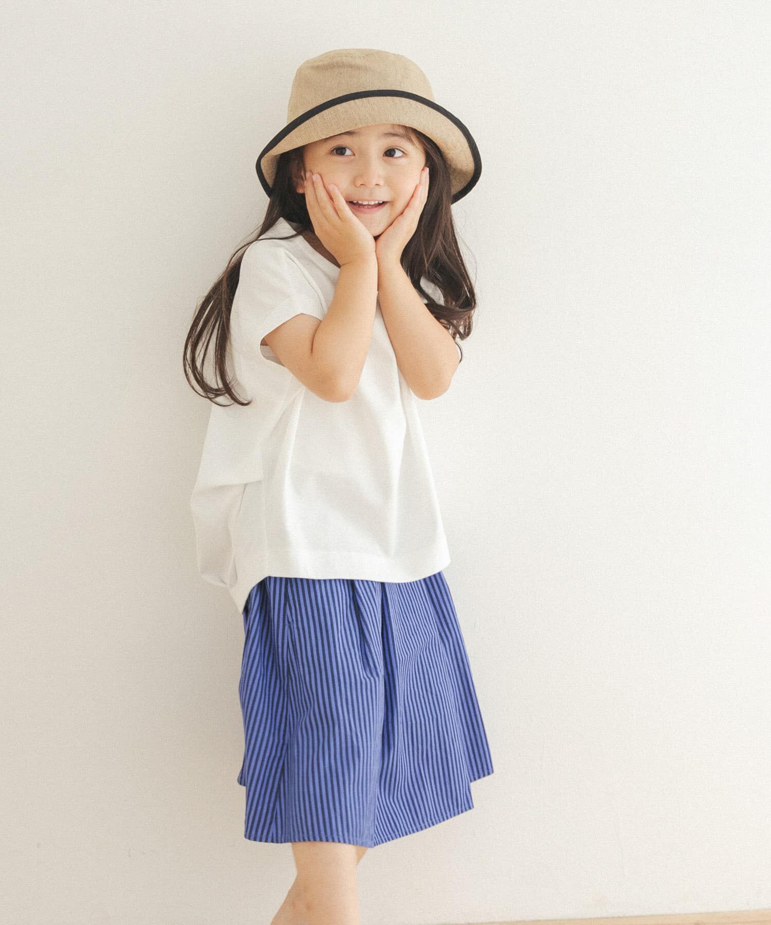 URBAN RESEARCH DOORS「ストライプ後染めフレアスカート(KIDS)」|その他|