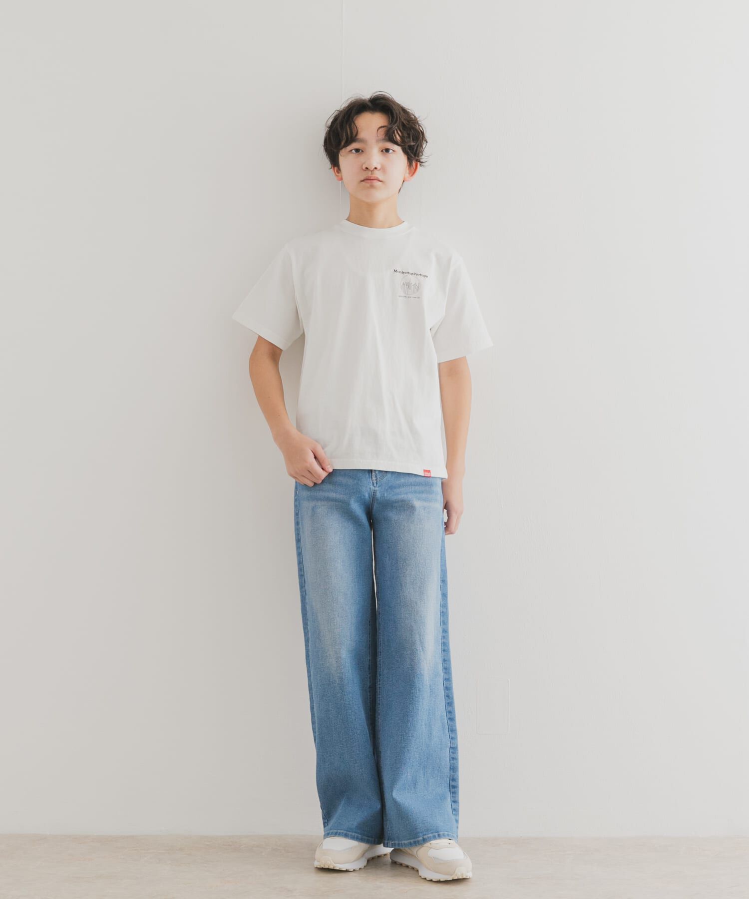 URBAN RESEARCH DOORS「『親子リンク/別注』MANHATTAN PORTAGE&times;DOORS　1ポイントプリントT(KIDS)」|その他|