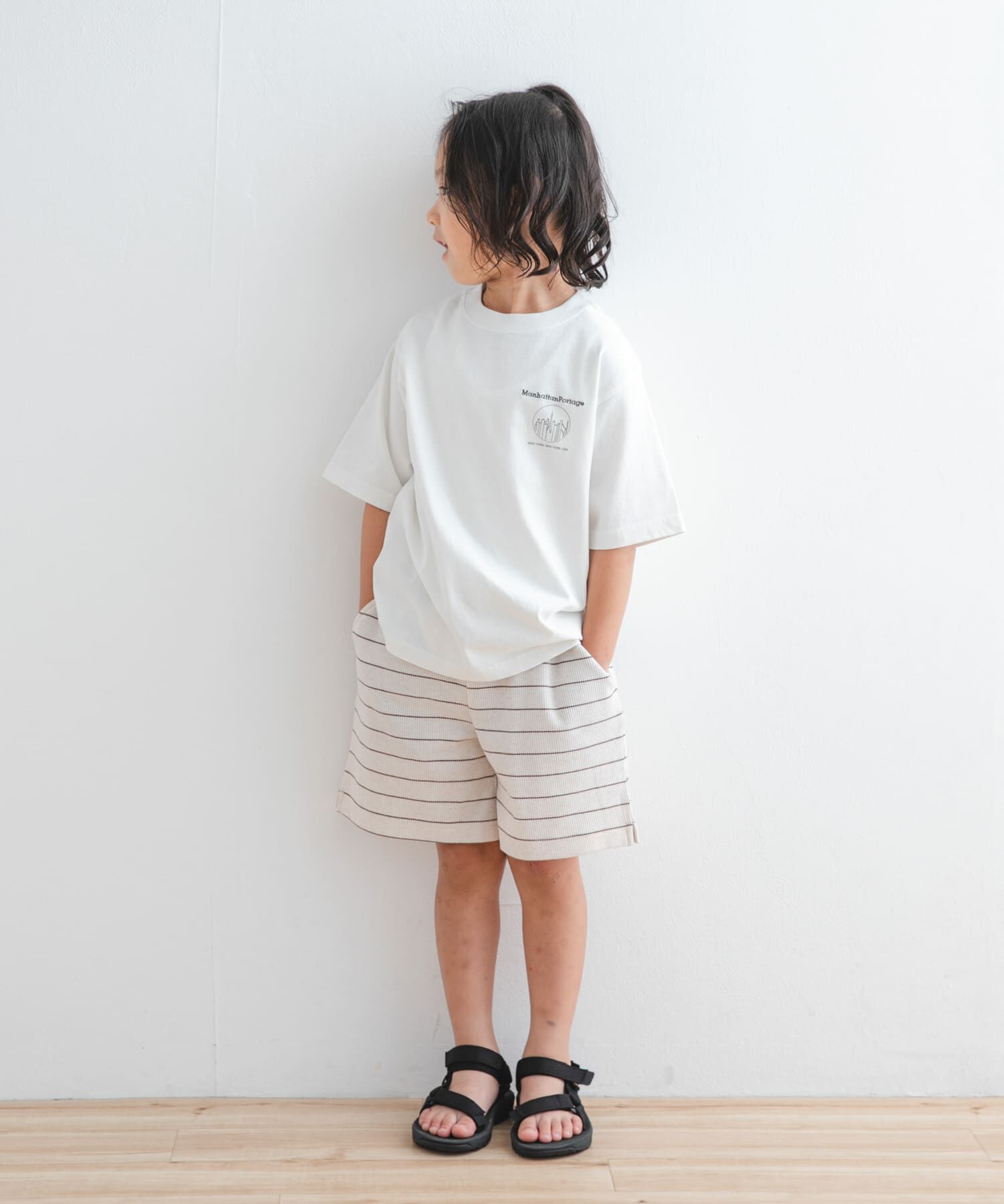 URBAN RESEARCH DOORS「『親子リンク/別注』MANHATTAN PORTAGE&times;DOORS　1ポイントプリントT(KIDS)」|その他|