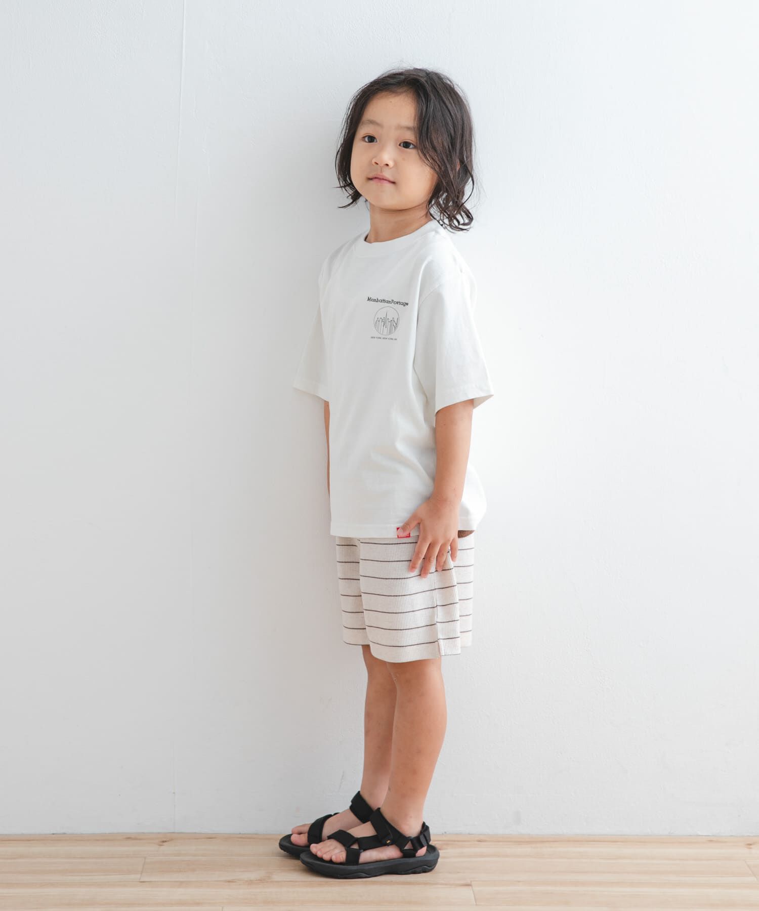 URBAN RESEARCH DOORS「『親子リンク/別注』MANHATTAN PORTAGE&times;DOORS　1ポイントプリントT(KIDS)」|その他|