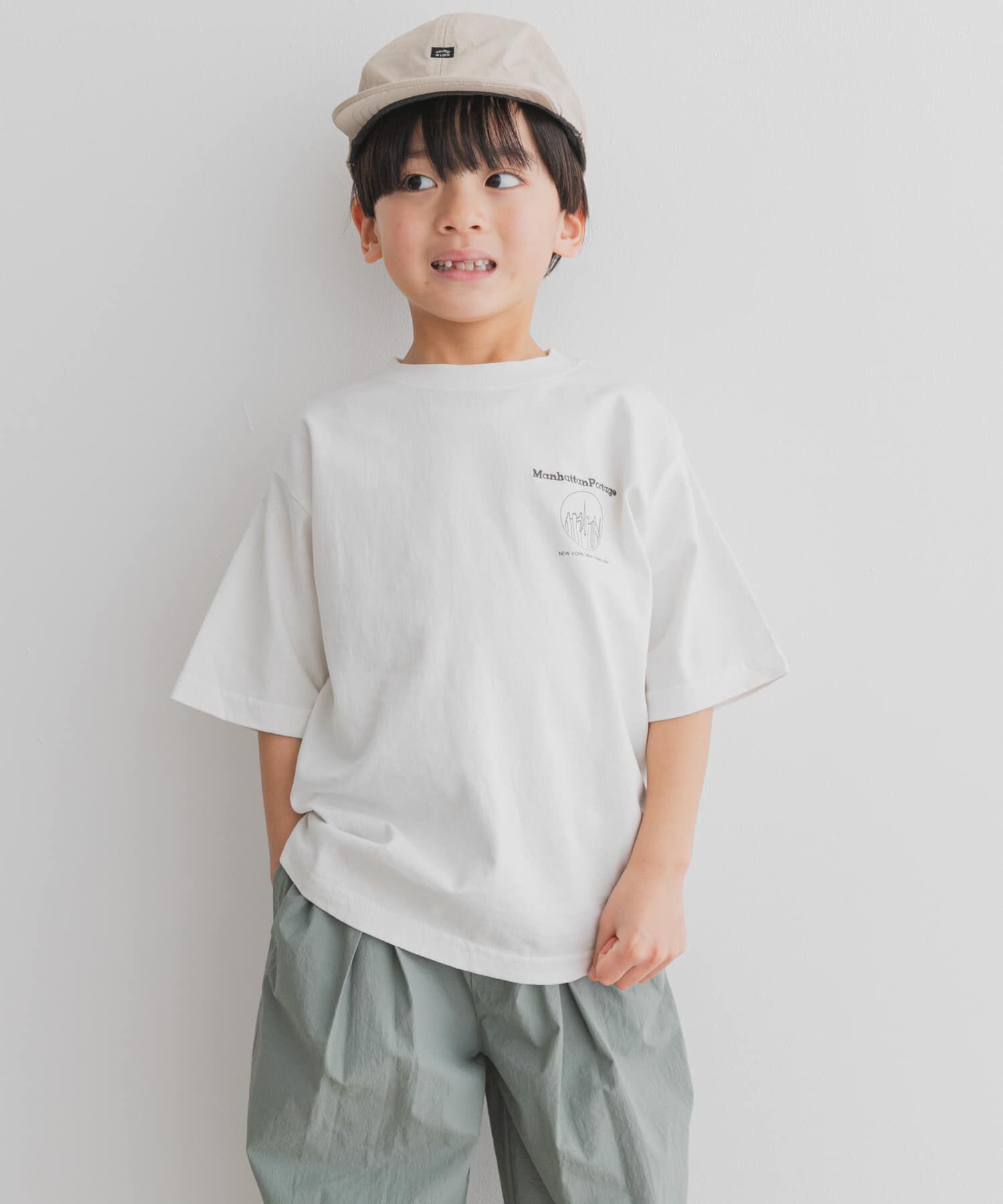 URBAN RESEARCH DOORS「『親子リンク/別注』MANHATTAN PORTAGE&times;DOORS　1ポイントプリントT(KIDS)」|その他|